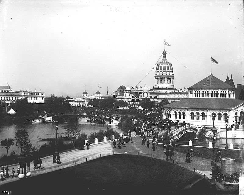 Fotografía de Chicago durante la exposición universal de 1893.